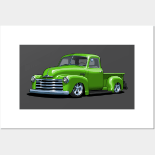 Custom 49 Chevy Pickup Truck Posters and Art